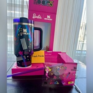 NIB Stanley x Barbie 80's rocker 40 Oz Quencher NWT Limited Edition